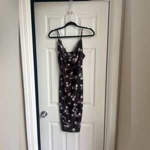 Floral Bodycon Midi Dress